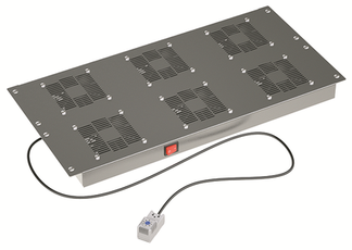 Модуль потолочный вентиляторный с термостатом 6 вентиляторов для крыши