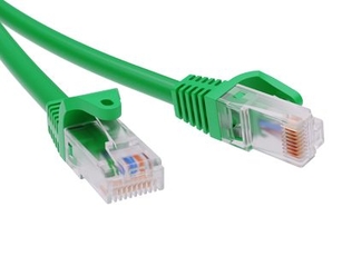 Патч-корд неэкранированный CAT6 U/UTP 4х2 LSZH зелёный 1м
