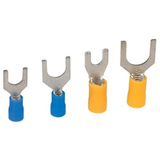 Наконечник вилочный НВИ 1.5-4 с изолированным фланцем красный (100шт)