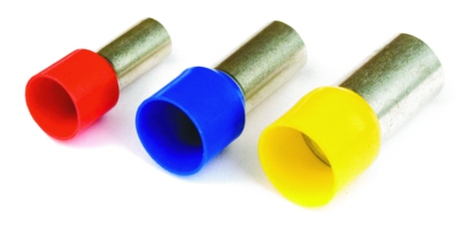 Наконечник-гильза 6мм с изолированным фланцем 0.34кв.мм желтый (НШВИ)