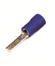 Наконечник-гильза НШпИ 2.5-12 с изолированным фланцем синий (100шт)