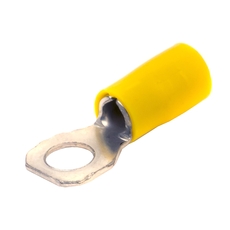 Наконечник кабельный НКИ 2.5-6 с изолированным    фланцем желтый (50шт)