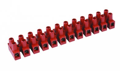 Клеммник 3П 150 градусов 450V 24A 2.5мм.кв фибергласс