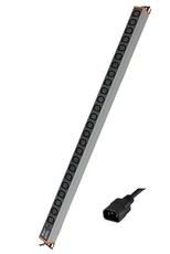 Блок распределения питания вертикальный для 19дюйм шкафов,10A 24 Х С13,индикатор питания, вх. разъём С14