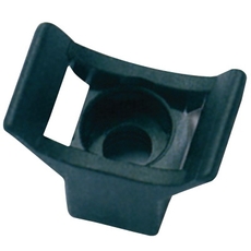 Держатель к хомуту 9.4мм черный (100шт)