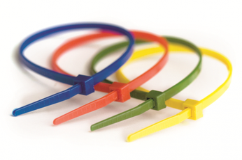 Хомут 98х2.5мм красный (100шт)