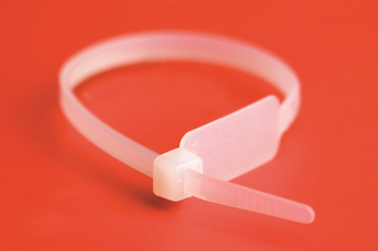 Хомут 270х4.8мм белый с табличкой (100шт)