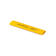 Трубка термоусаживаемая самозатухающая для термотрансферной печати 25.4/8.0мм желтый 3:1