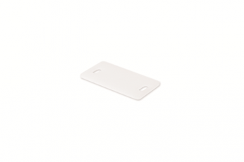 Табличка маркировочная 26.4х16.2мм для хомутов белая (100шт) QUADRO