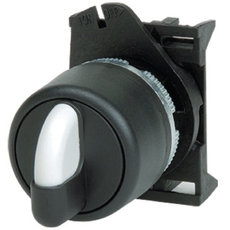 Переключатель на 2 положения с возвратом стандартная ручка белый