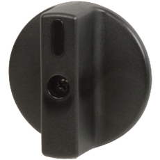 Ручка круглая черная D=34мм на корпус