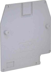 Пластина концевая 16мм.кв серая для CBС