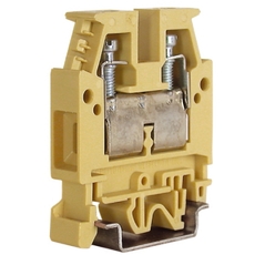 Клемма винтовая 10мм.кв бежевая термостойкая