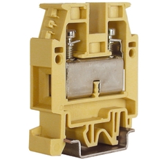 Клемма винтовая 16мм.кв. бежевая термостойкая CBD.16