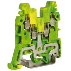 Клемма заземления 2.5мм желто-зеленая CBE.2