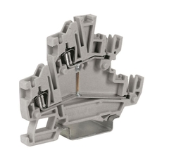 Зажим проходной HCD.1/GR двухуровневый с разъемами мама QUADRO