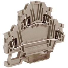 Зажим проходной двухуровневый 1.5мм.кв синий  HMD.1(Ex)i