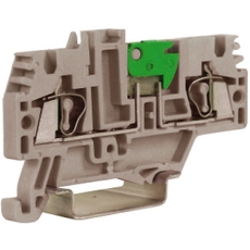 Зажим HMS.2GR 2.5 кв.мм с ножевым разъединителем серая