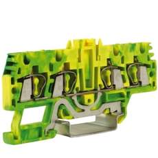 HTE.2/2+2 зажим для заземления 2 ввод/2 вывода 2.5 кв.ммжелто-зеленый