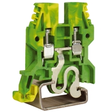 Зажим для заземления TED.4 желто-зеленый 4 кв.мм