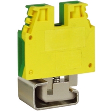 Зажим для заземления TEC.10/D желто-зеленый 10 кв.мм