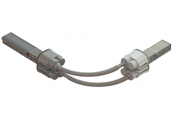 Поворот шинопровода гибкий Cu 2P+2P/4P+4P/4P+2P 25A