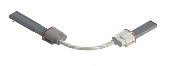 Поворот шинопровода гибкий Cu 2P/4P 40A