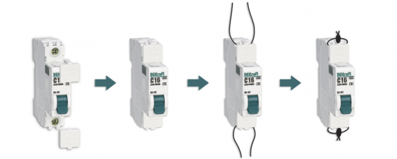 Заглушка клем. пломбир. для ВА-101 нов. | 18107DEK | DEKraft