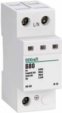 Ограничитель перенапряжений 1P 80кА B 420В ОП-101 | 18019DEK | DEKraft