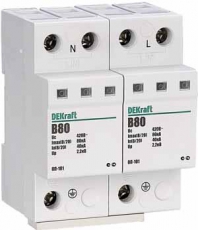 Ограничитель перенапряжений 2P 80кА B 420В ОП-101 | 18020DEK | DEKraft
