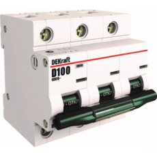 Авт. выкл. 3Р 125А х-ка С ВА-201 10кА | 13027DEK | DEKraft