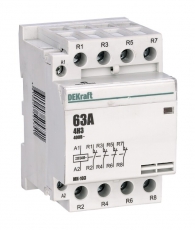 Модульный контактор 4НЗ 32А 230В МК-103 | 18077DEK | DEKraft