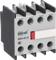 Приставка контактная доп.контакты 3НО+1НЗ ли | 24106DEK | DEKraft