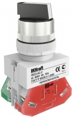 Перекл. на 2 фикс. полож. I-O станд. ручка 1НО+1НЗ | 25051DEK | DEKraft