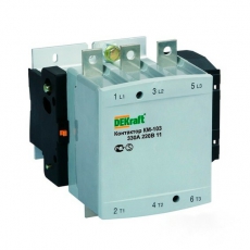 Контактор 500А 220В АС3 1НО+1НЗ КМ-103 | 22164DEK | DEKraft