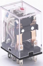 Промежуточное реле 2 конт. с инд. LED 5А 24В AC ПР-1 | 23216DEK | DEKraft