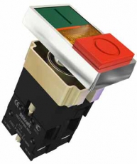 Перекл. I-O PPBB 22 мм Цвет:ЗЕЛЕНЫЙ-КРАСНЫЙ неон 2 | 25062DEK | DEKraft