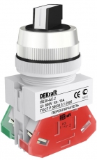 Перекл. на 2 фикс. полож. I-O стандартн. ручка 1Н | 25061DEK | DEKraft