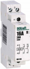 Модульный контактор 2НО 25А 230В МК-103 | 18064DEK | DEKraft