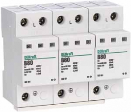 Ограничитель перенапряжений 3P 80кА B 420В ОП-101 | 18021DEK | DEKraft