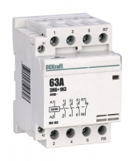 Модульный контактор 3НО+1НЗ 32А 230В МК-103 | 18075DEK | DEKraft