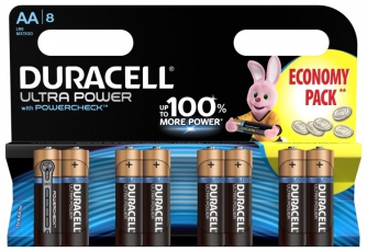 Батарейки Duracell LR6-8BL Ultra | Б0038763 | Duracell