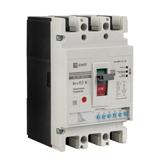 Выключатель автоматический ВА-99М 100/63А 3P 50кА с электронным расцепителем PROxima (mccb99-100-63me)