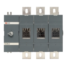 Рубильник 1600A 3P без рукоятки управления        TwinBlock (tb-s-1600-3p)