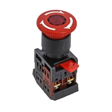 Кнопка ANE-22 поворотная c блокировкой и подстветкой NO+NC грибок PROxima (pbn-ane)