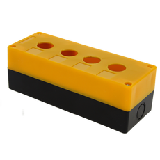 Корпус КП104 пластиковый 4 кнопки желтый