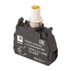 Лампа сменная c основанием XB4 желтая 400В PROxima