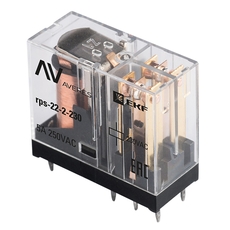 Реле РП slim 22/2 5A 230В AC AVERES (rps-22-2-230)