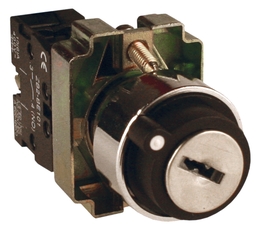 Переключатель BG21 2P с замком не возвратный NO (xb2-bg21)