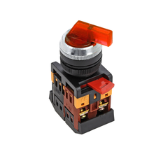 Переключатель ANLC-22 3P красный с подсветкой 24В DC NO+NC PROxima